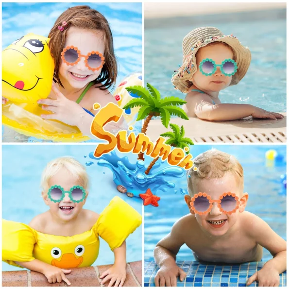 12-100Pcs-Round-Flower-Sun-Glasses-for-Girls-Kids-Daisy-Sunglasses-Outdoor-Sun-Protection-Eyewear-Beach-3