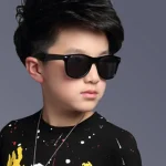 2023 Fashion Brand Kids Sunglasses Child Black Sun Glasses Anti-uv Baby Sun-shading Eyeglasses Girl Boy Sunglass