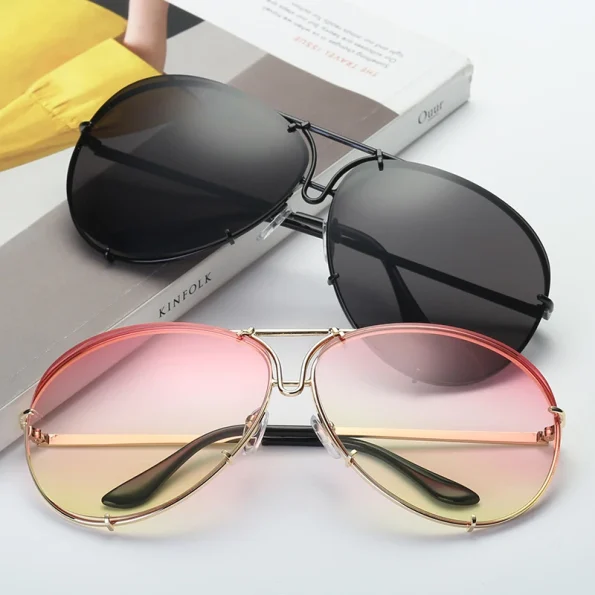2024-New-Fashion-Pilot-Sunglasses-Women-Oversized-Luxury-Sun-Glasses-For-Female-Cool-Mirror-Vintage-Lady-3