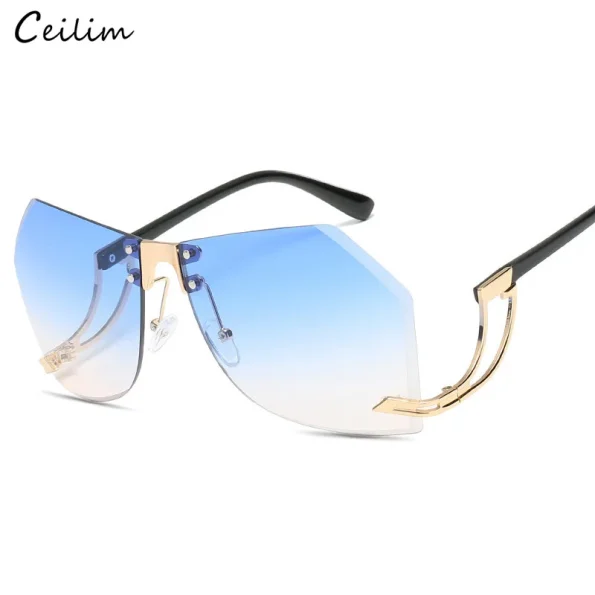 2024-New-Irregular-Rimless-Sunglasses-Women-Brand-Designer-Alloy-Frame-Oversize-Gradient-Sun-Glasses-Fashion-Female-2