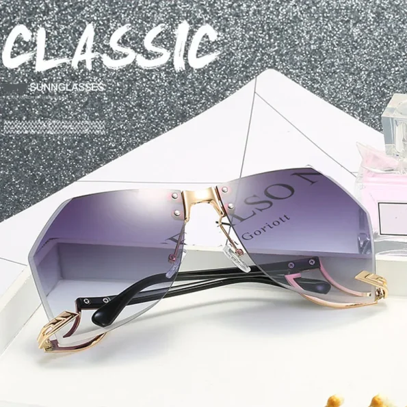 2024-New-Irregular-Rimless-Sunglasses-Women-Brand-Designer-Alloy-Frame-Oversize-Gradient-Sun-Glasses-Fashion-Female-4