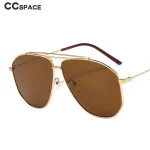 46224-Pilot-Metal-Frame-Sunglasses-Men-Women-Fashion-Uv400-Glasses