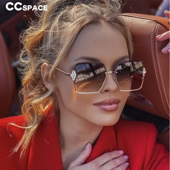 53568-Half-Frame-Luxury-Women-Brand-Sunglasses-Pearl-Square-Fashion-Shades-UV400-Vintage-Glasses-3