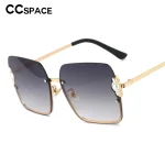 53568-Half-Frame-Luxury-Women-Brand-Sunglasses-Pearl-Square-Fashion-Shades-UV400-Vintage-Glasses