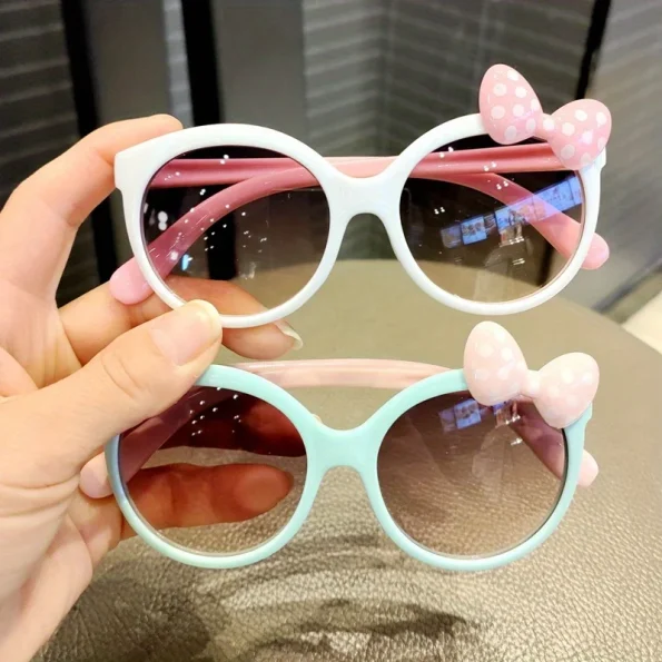 Adorable-Color-Block-With-Bow-Decor-Large-Frame-Sunglasses-Teens-Boys-Girls-Outdoor-Party-Vacation-Travel-3