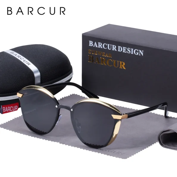BARCUR-Polarized-Sunglasses-Women-Luxury-Round-Sun-Glass-for-Women-Ladies-Female-Shade-Lunette-De-Soleil-5