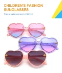 Cartoon-Little-Bee-Sunglasses-For-Girl-Cute-Sweet-Heart-Shaped-Sunshade-UV-Protection-Glasses-Outdoor-Sports