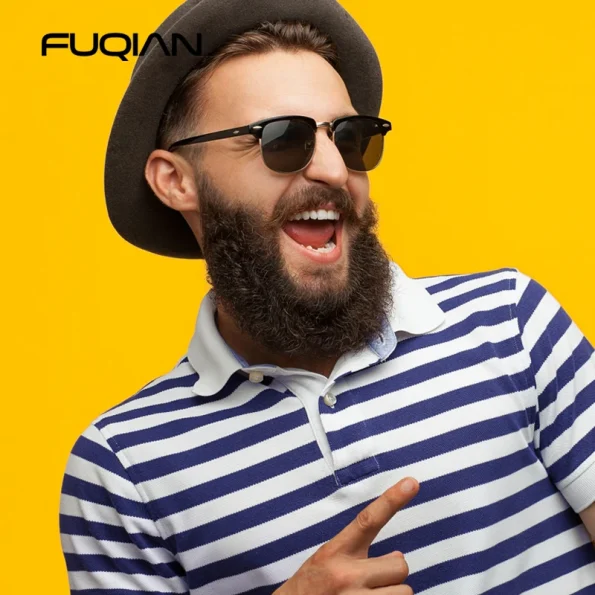 Classic-Half-Frame-Polarized-Sunglasses-Men-Women-Retro-Rivet-Small-Sun-Glasses-Male-Popular-Black-Anti-1