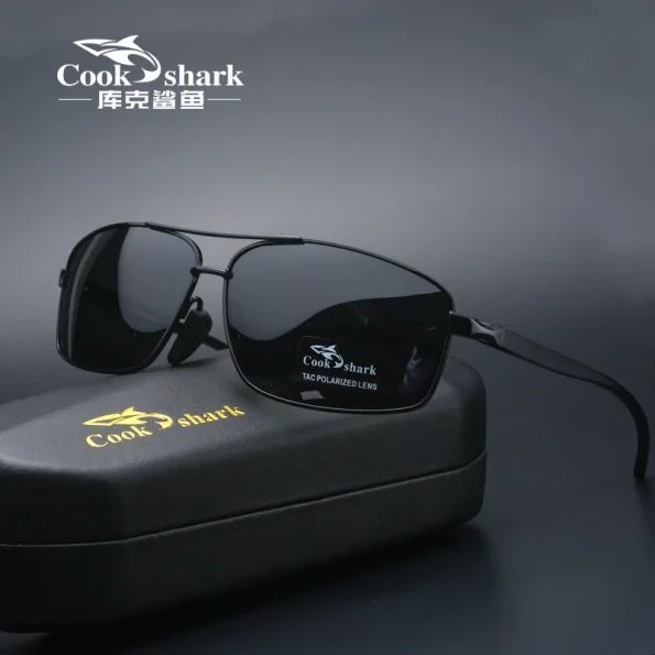 Cook-Shark-New-Color-Changer-Sunglasses-Men-s-Sunglasses-Tidal-Polarization-Driver-s-Mirror-Driving-Night