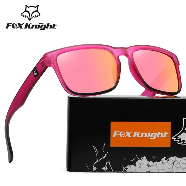 Fox-Knight-Ken-block-men-s-polarized-sunglasses-beach-surfing-Sunglasses-UV400-UV-proof-square-Sunglasses-1