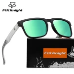 Fox-Knight-Ken-block-men-s-polarized-sunglasses-beach-surfing-Sunglasses-UV400-UV-proof-square-Sunglasses