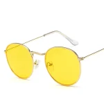 Gold-Metal-Frame-Sunglasses-Women-Mirror-Round-Sun-Glasses-Coating-Reflective-Retro-Sun-Glasses-Brand-Designer