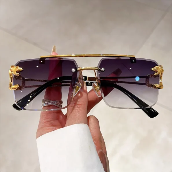 KAMMPT-Vintage-Rimless-Sunglasses-Men-Women-Fashion-Oversized-Square-Shades-Eyewear-New-Double-Bridge-Gradient-UV400-1