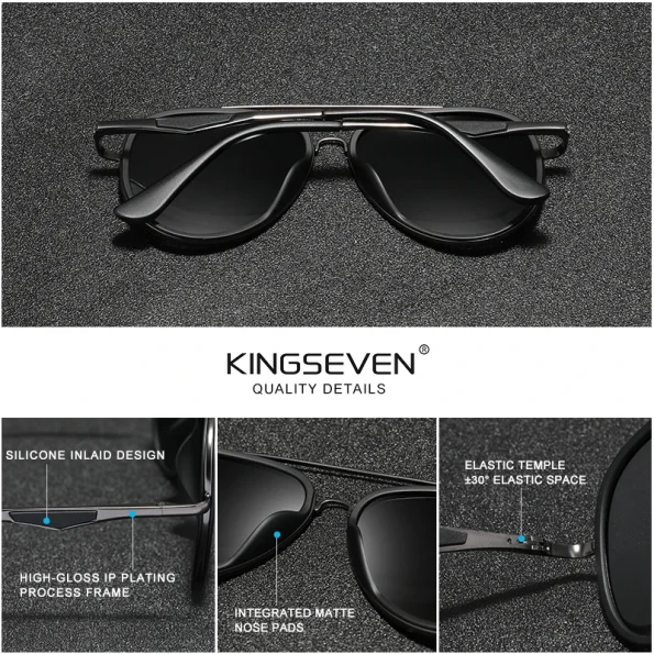 KINGSEVEN-2022-Brand-Classic-Pilot-Polarized-Sunglasses-Men-s-Driving-Male-Sun-Glasses-Eyewear-UV-Blocking-2