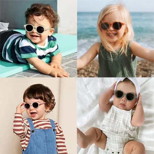 New-Children-Vintage-Frosted-Round-Outdoor-Sun-Protection-Sunglasses-Baby-Girls-Acrylic-UV400-Sunglasses-Kids-Fashion-1