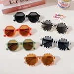 New-Children-Vintage-Frosted-Round-Outdoor-Sun-Protection-Sunglasses-Baby-Girls-Acrylic-UV400-Sunglasses-Kids-Fashion