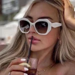 New-Fashion-Irregular-Large-Frame-White-Sunglasses-Men-s-and-Women-s-Brand-Candy-Color-Glasses