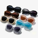 New-Fashion-Irregular-Large-Frame-White-Sunglasses-Men-s-and-Women-s-Brand-Candy-Color-Glasses