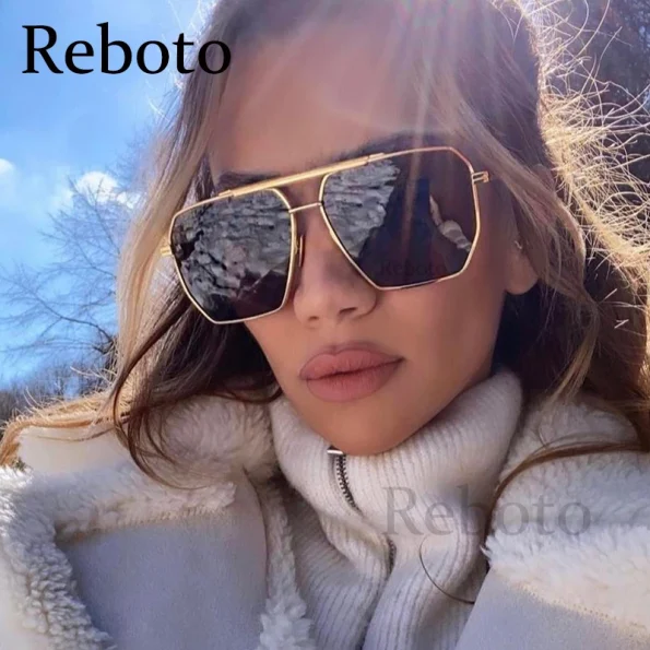 Polarized-Sunglasses-For-Women-Men-Classic-Brand-Reflective-Lens-Square-Trendy-Sunglasses-Woman-High-Quality-Metal