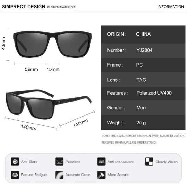 SIMPRECT-TR90-Fashion-Rectangle-Polarized-Sunglasses-For-Men-2023-Luxury-Brand-Designer-Vintage-UV400-Driving-Square-4