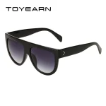 TOYEARN-Fashion-Brand-Designer-Vintage-Flat-Top-Sunglasses-Women-Rivet-Shades-Sun-Glasses-For-Female-Gafas