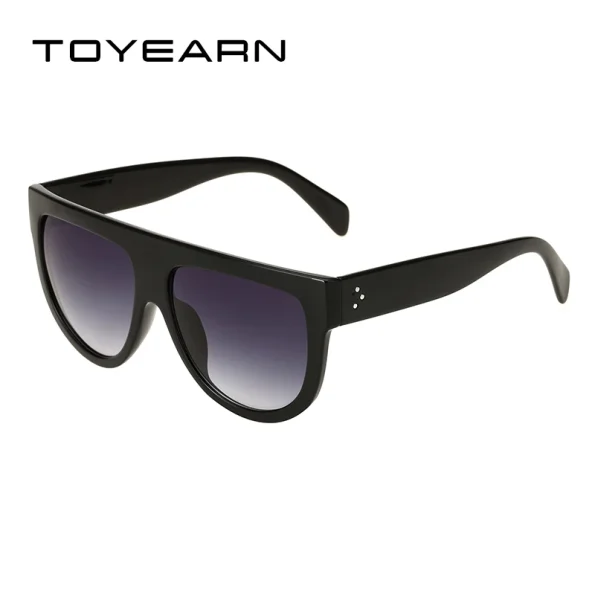 TOYEARN-Fashion-Brand-Designer-Vintage-Flat-Top-Sunglasses-Women-Rivet-Shades-Sun-Glasses-For-Female-Gafas-4