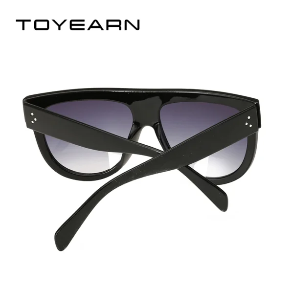 TOYEARN-Fashion-Brand-Designer-Vintage-Flat-Top-Sunglasses-Women-Rivet-Shades-Sun-Glasses-For-Female-Gafas-5