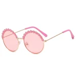 flower-fashion-New-Sunglasses-children-s-round-children-s-Metal-Sunglasses-children-s-glasses